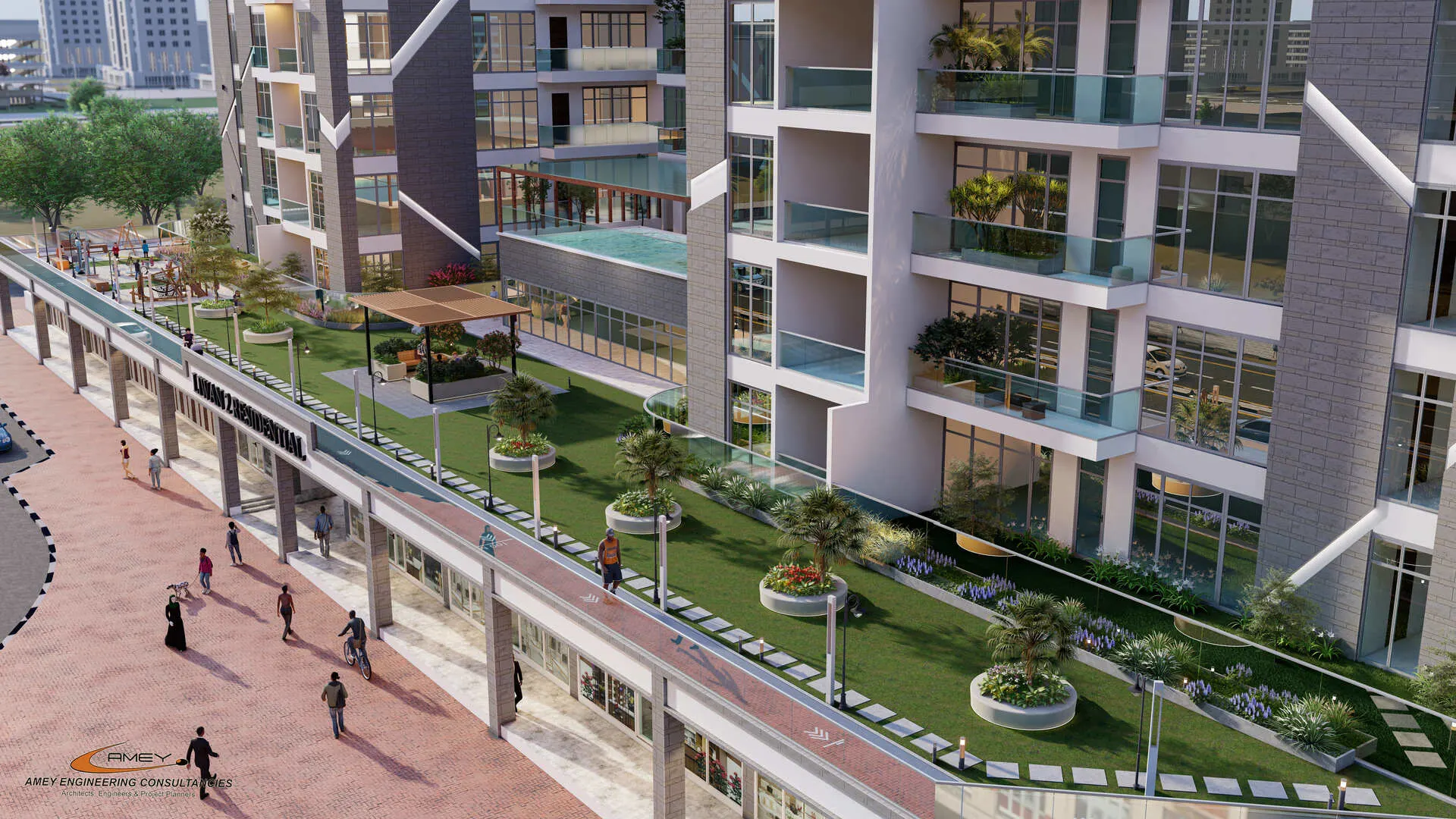 Residential, Commercial, & Social Buildings